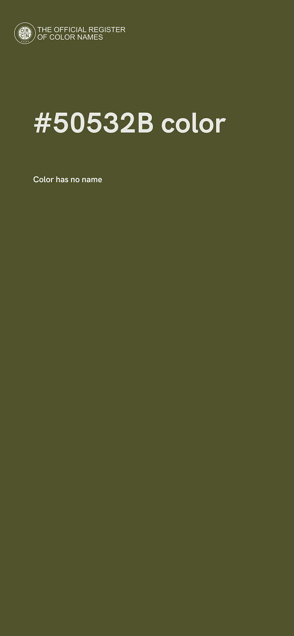 #50532B color image