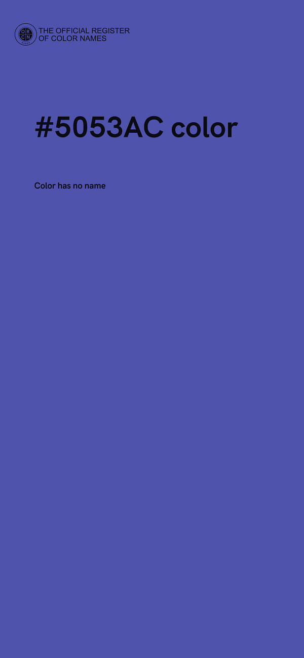#5053AC color image