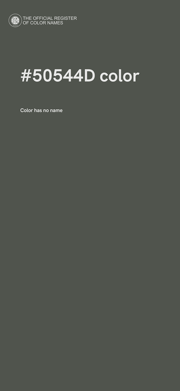 #50544D color image