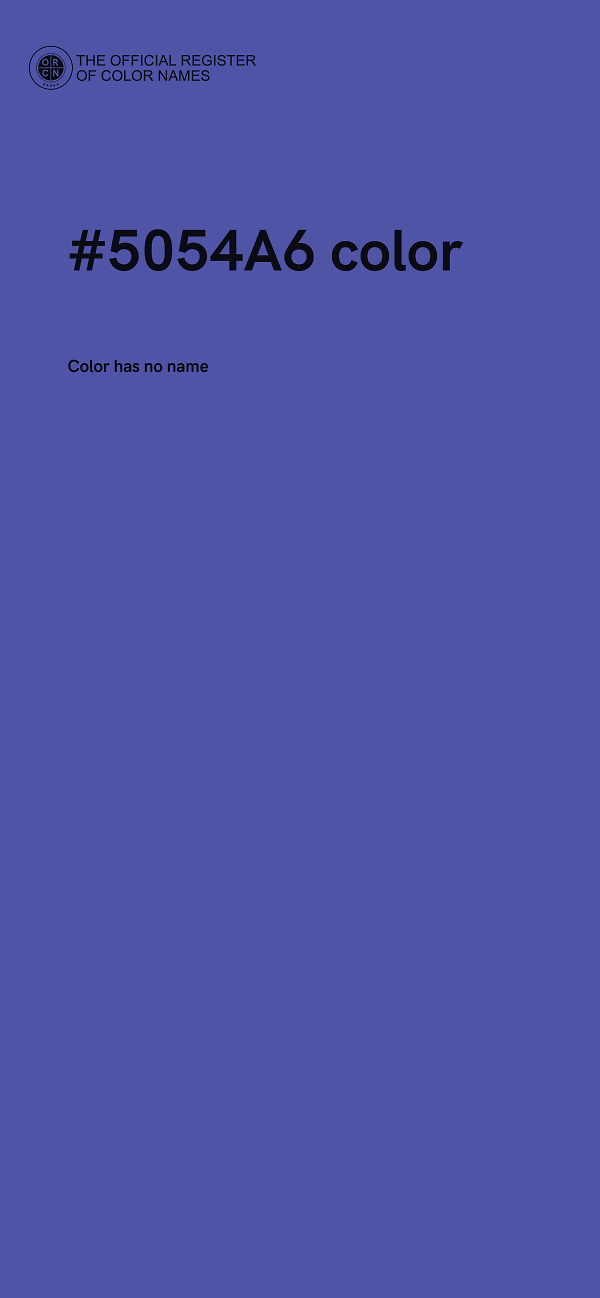 #5054A6 color image