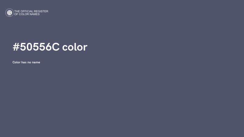 #50556C color image