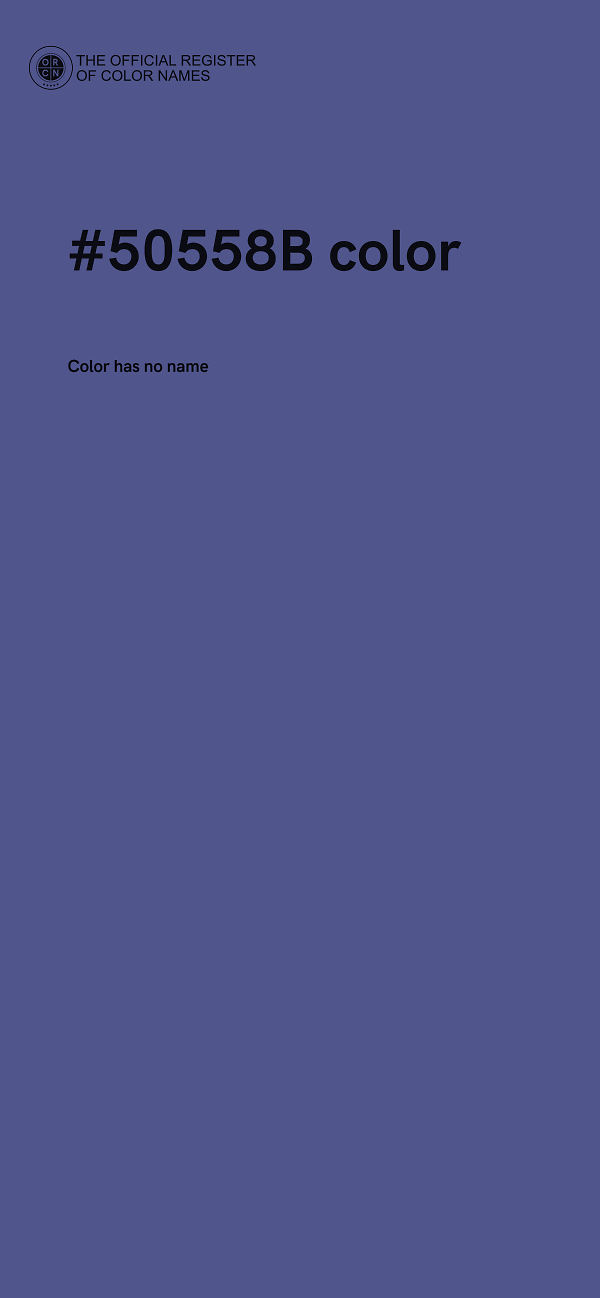 #50558B color image