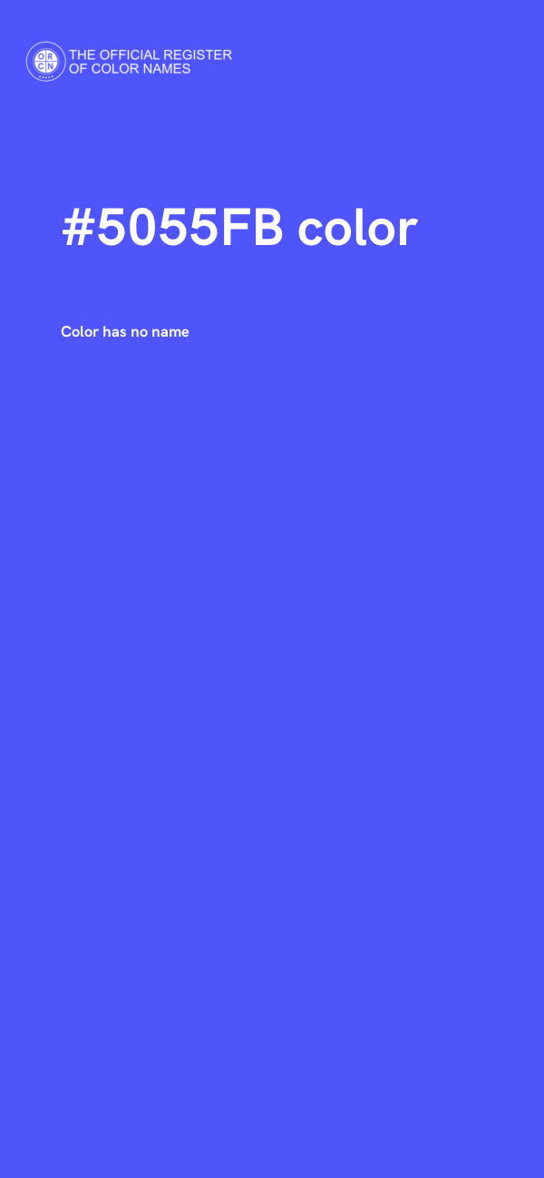 #5055FB color image