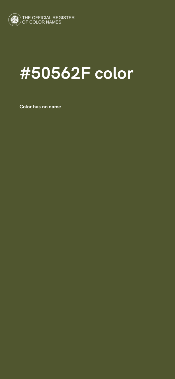 #50562F color image