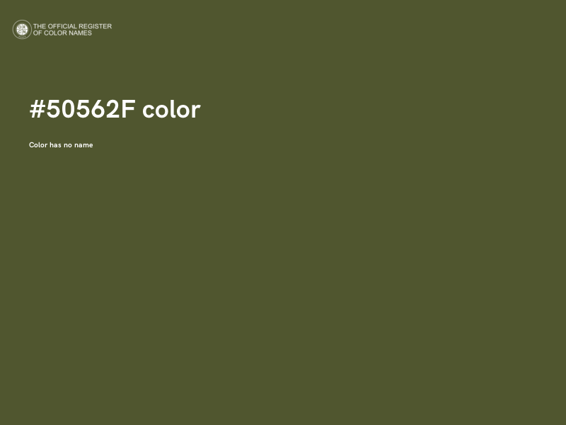 #50562F color image