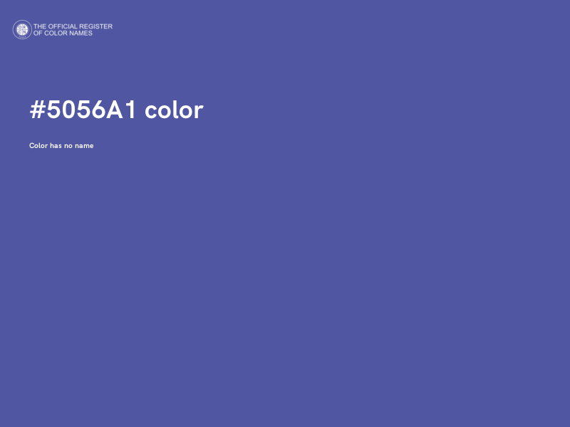 #5056A1 color image