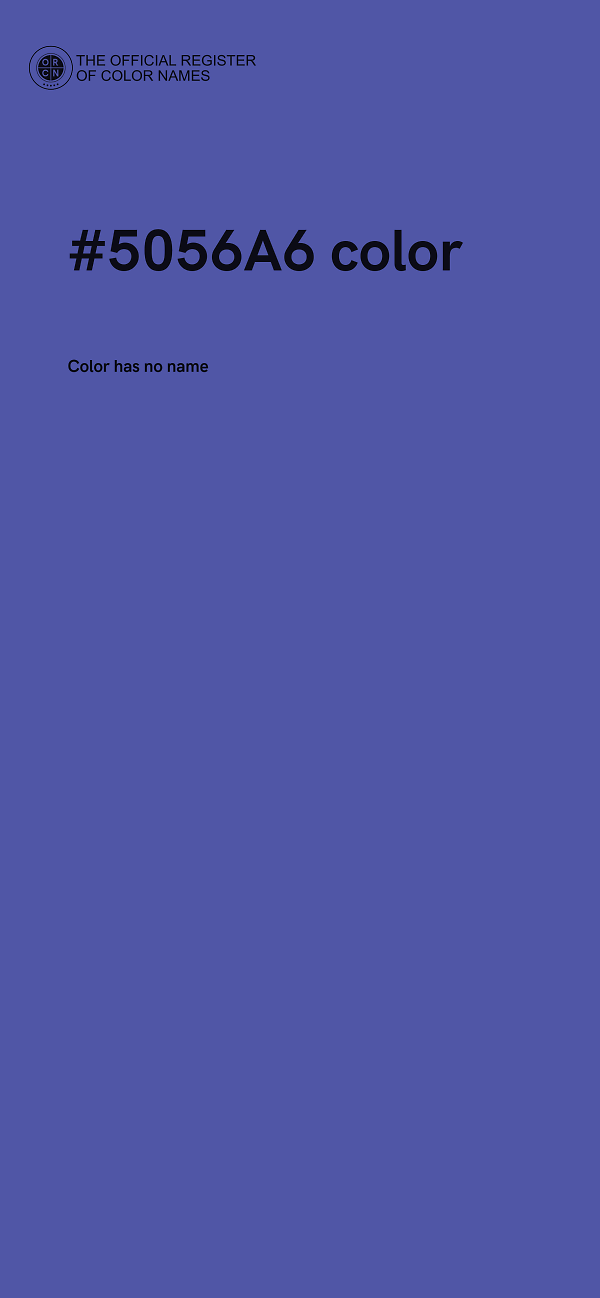 #5056A6 color image
