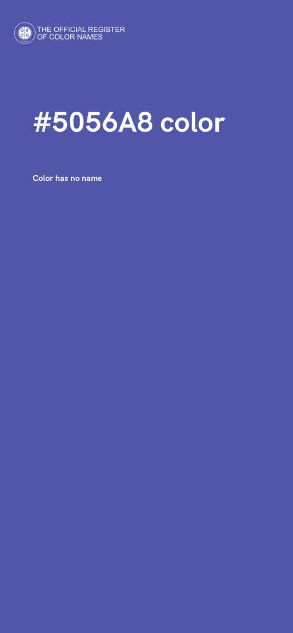 #5056A8 color image