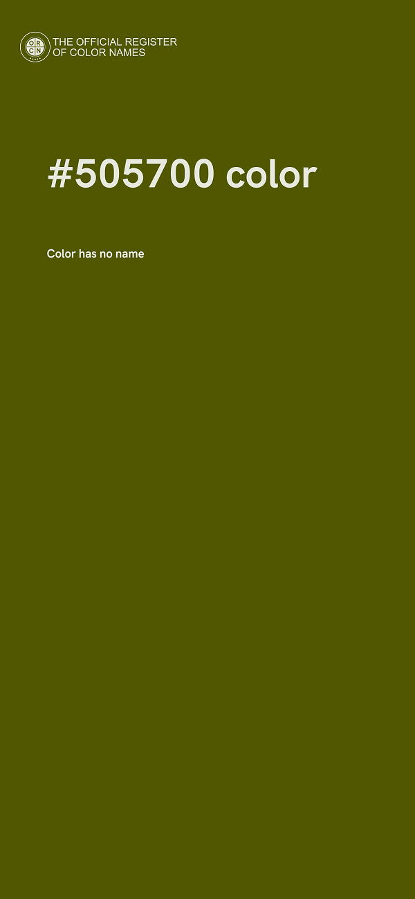 #505700 color image