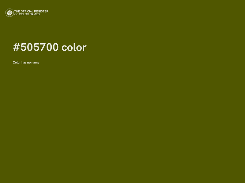 #505700 color image