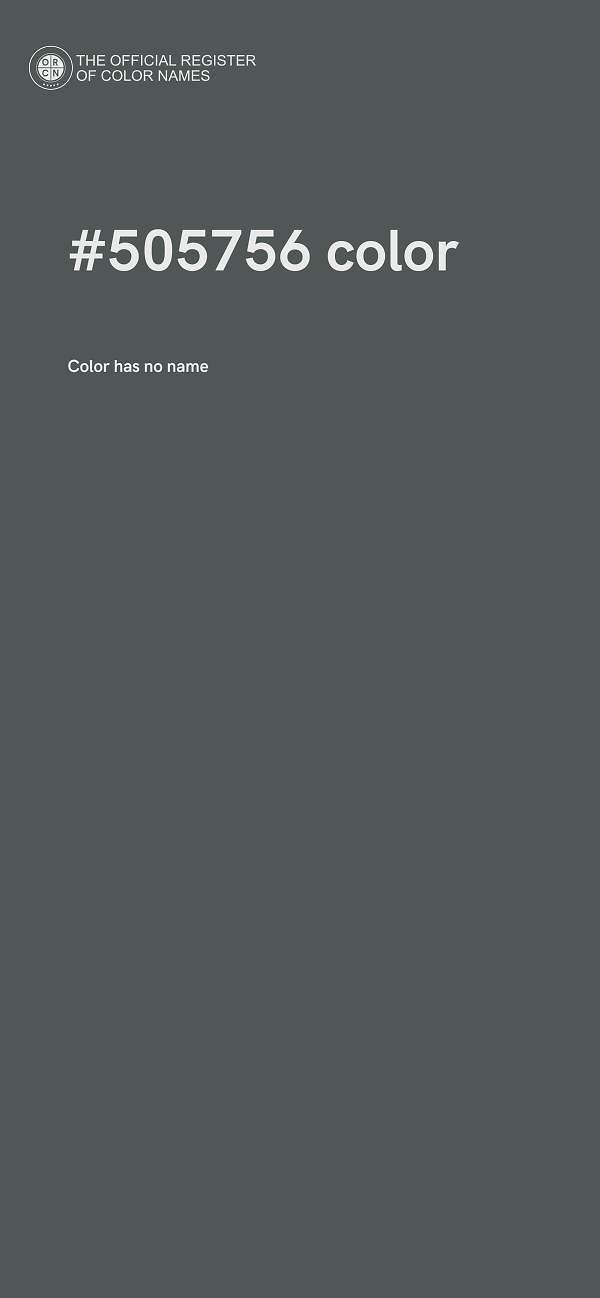 #505756 color image