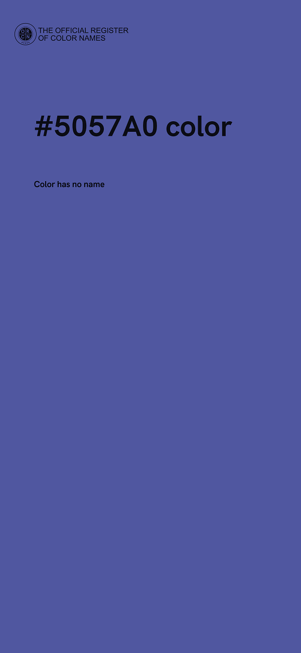 #5057A0 color image