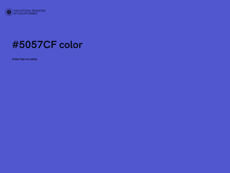 #5057CF color image
