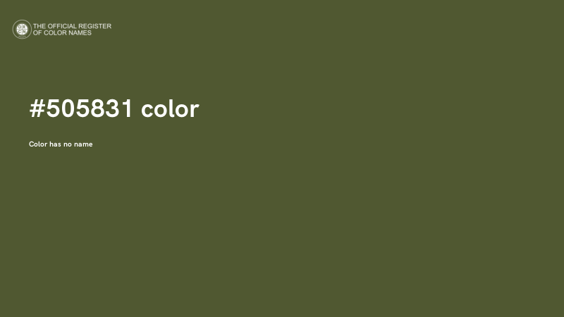 #505831 color image