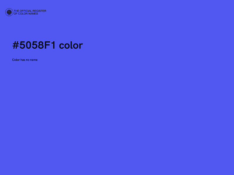 #5058F1 color image