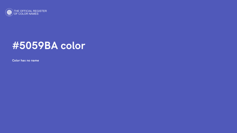 #5059BA color image