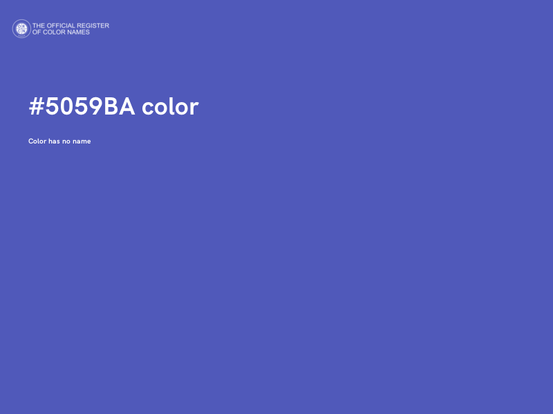 #5059BA color image