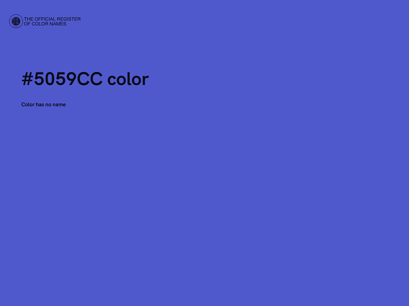 #5059CC color image