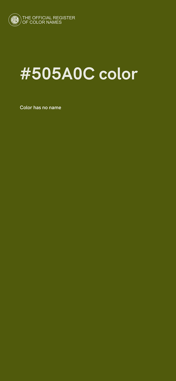 #505A0C color image
