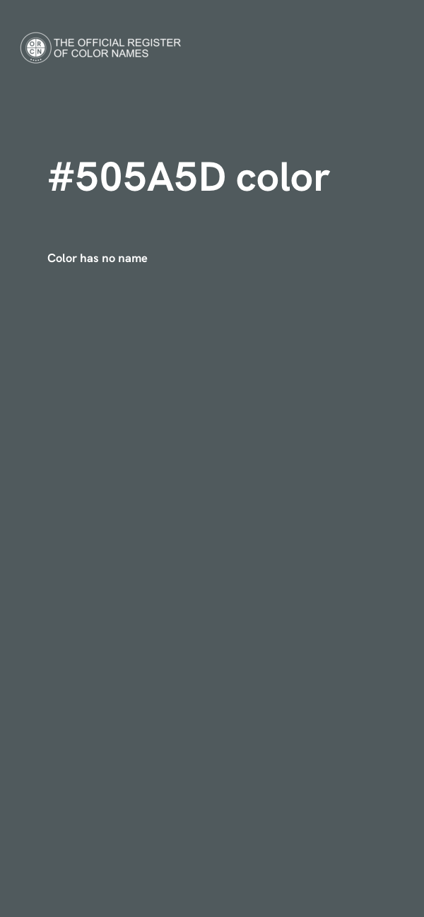 #505A5D color image