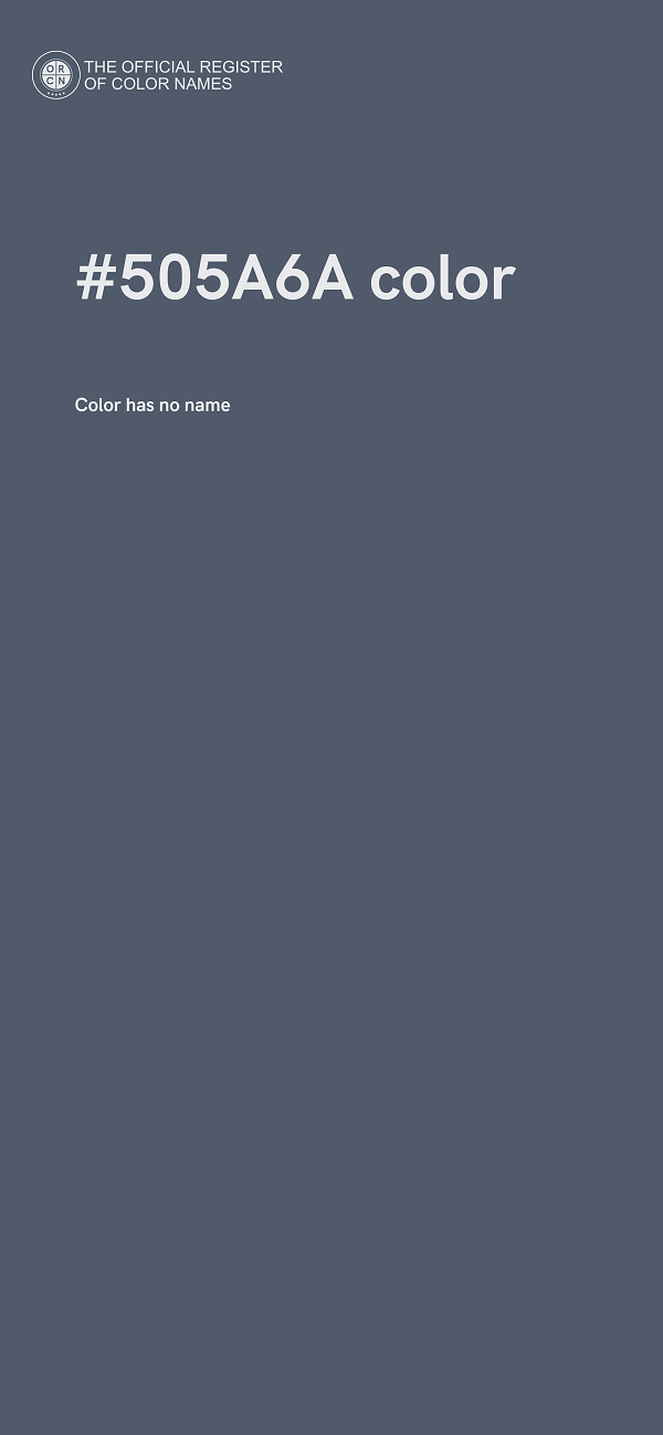 #505A6A color image