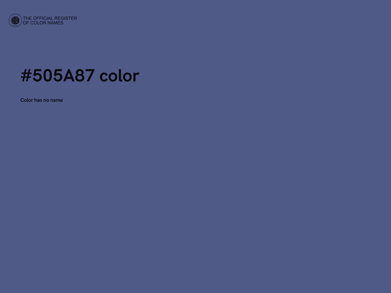#505A87 color image