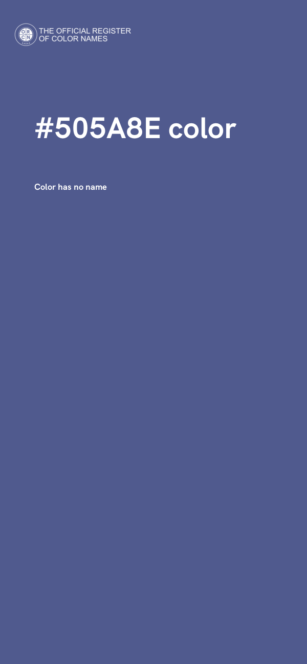 #505A8E color image