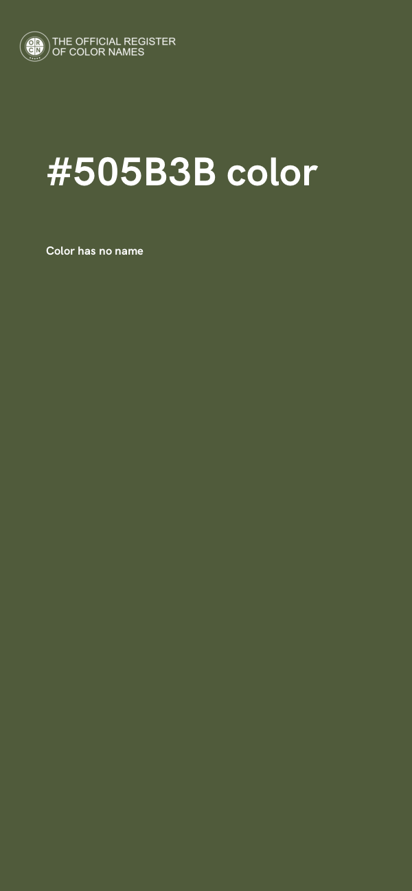 #505B3B color image