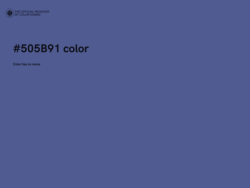 #505B91 color image