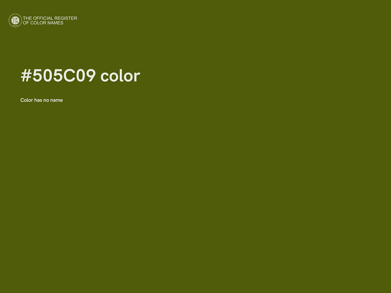 #505C09 color image