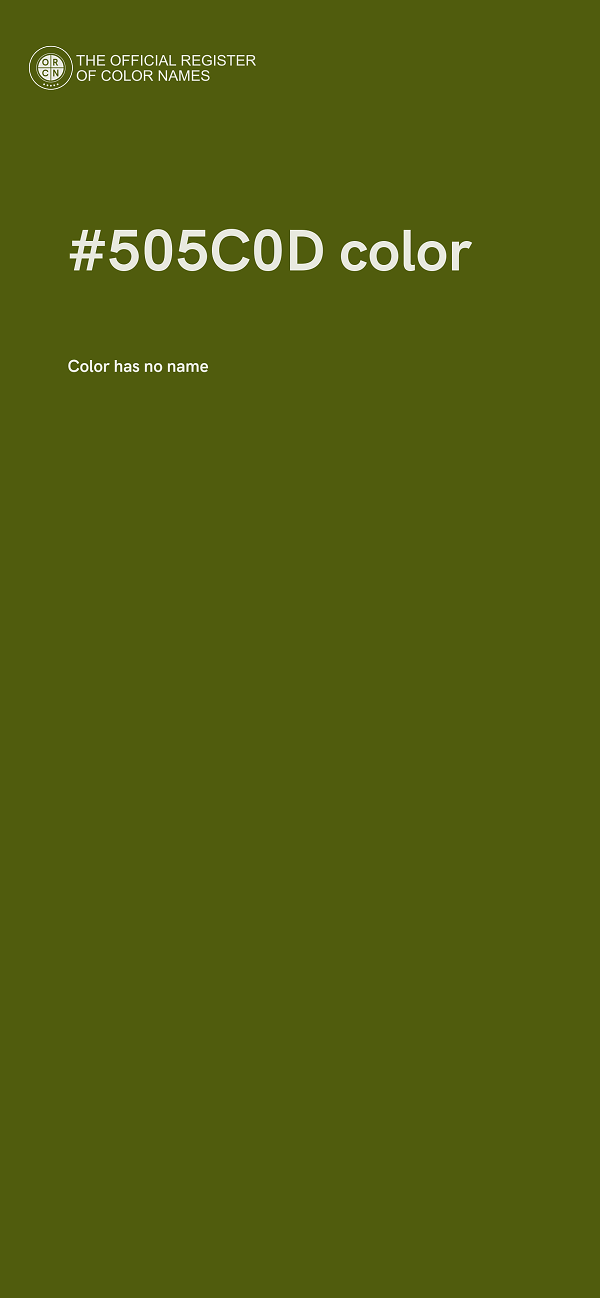 #505C0D color image