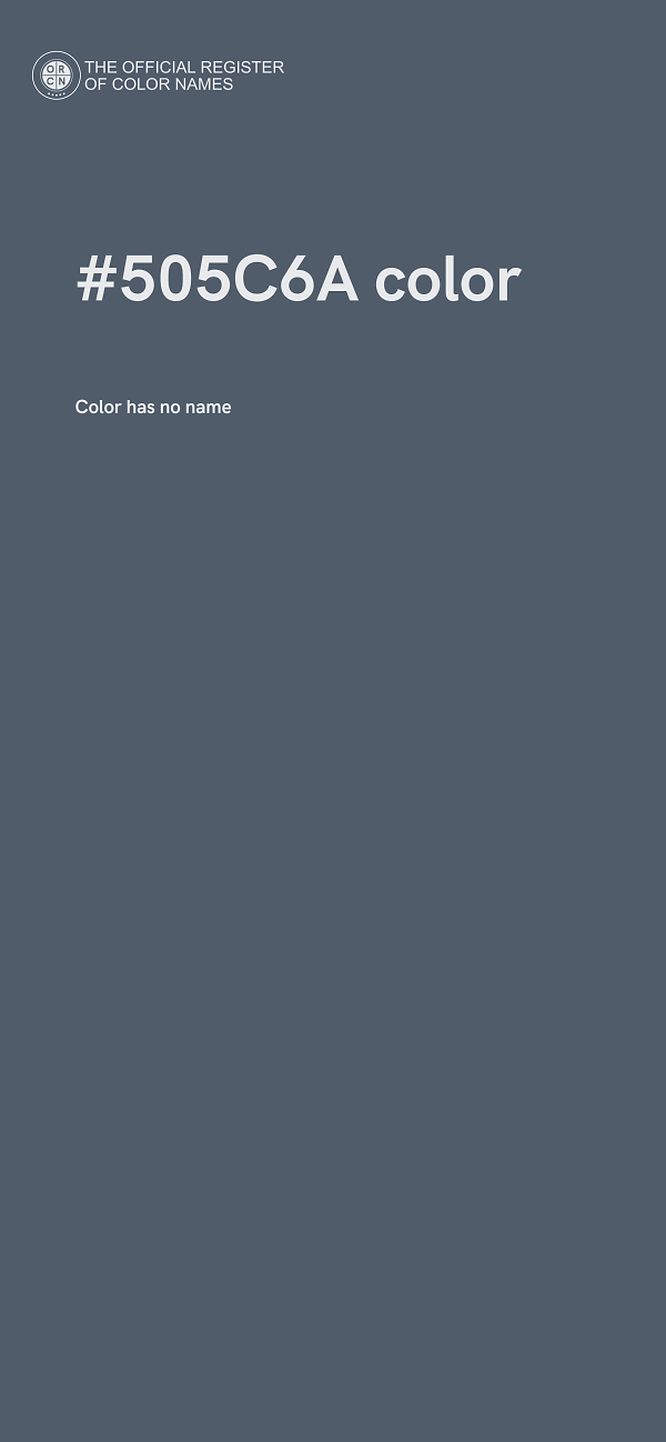 #505C6A color image
