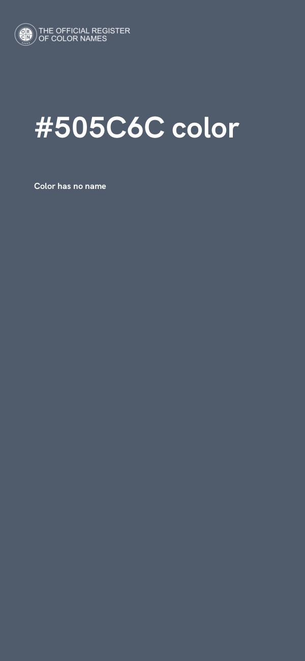 #505C6C color image
