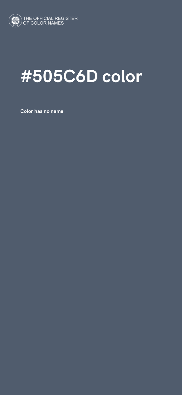 #505C6D color image