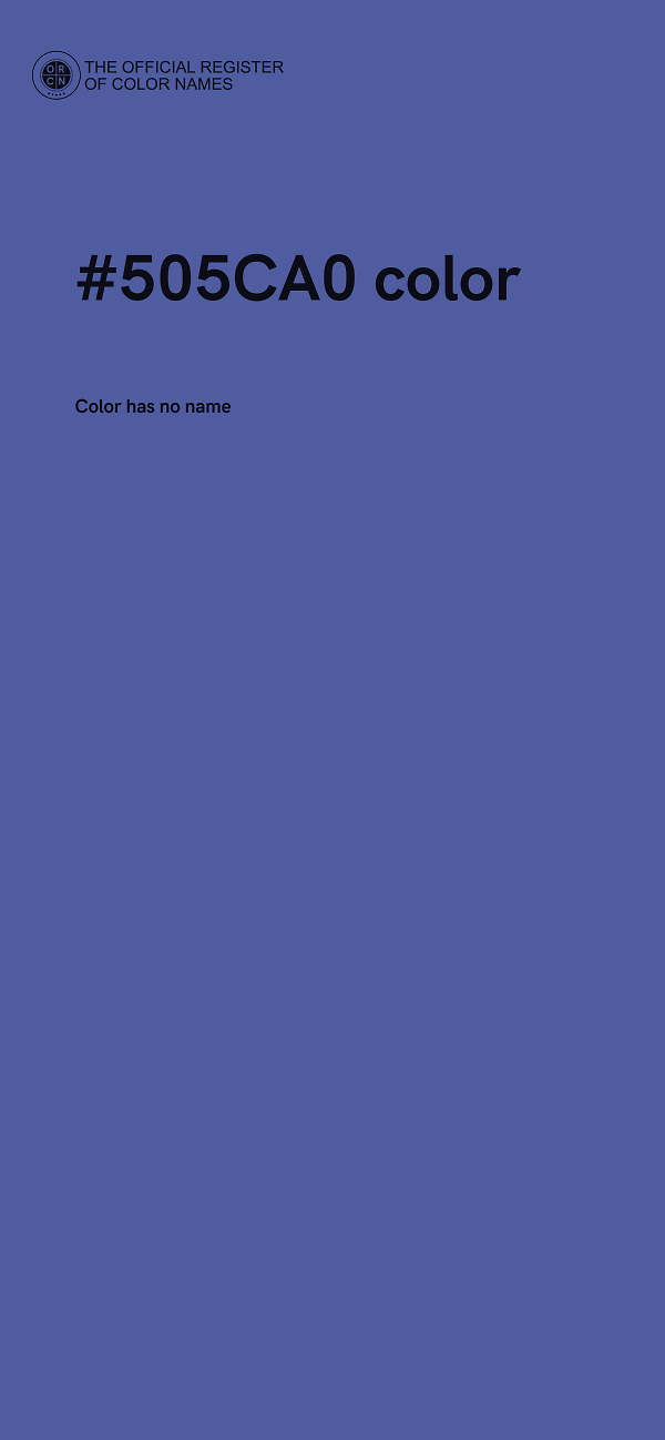 #505CA0 color image
