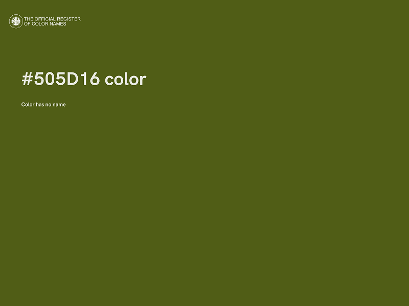 #505D16 color image