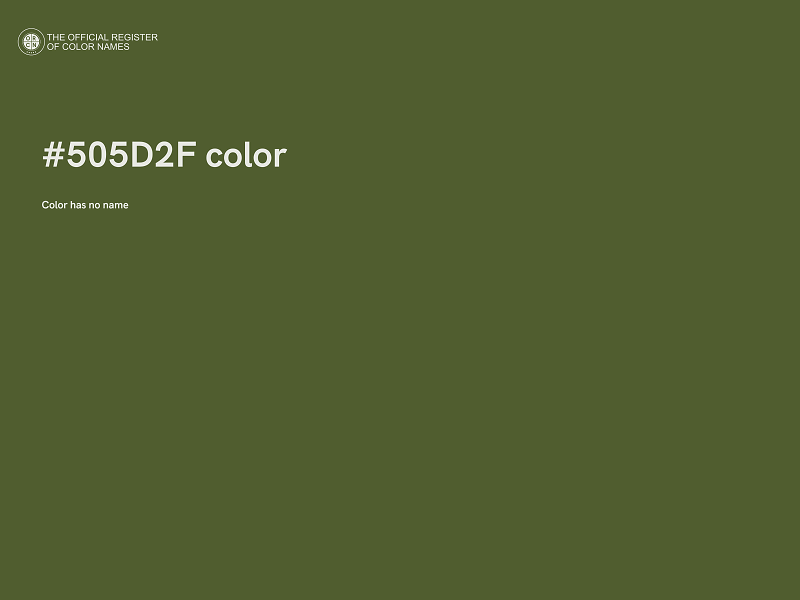 #505D2F color image