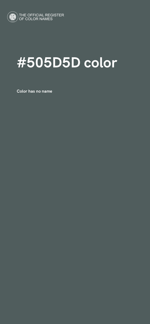 #505D5D color image
