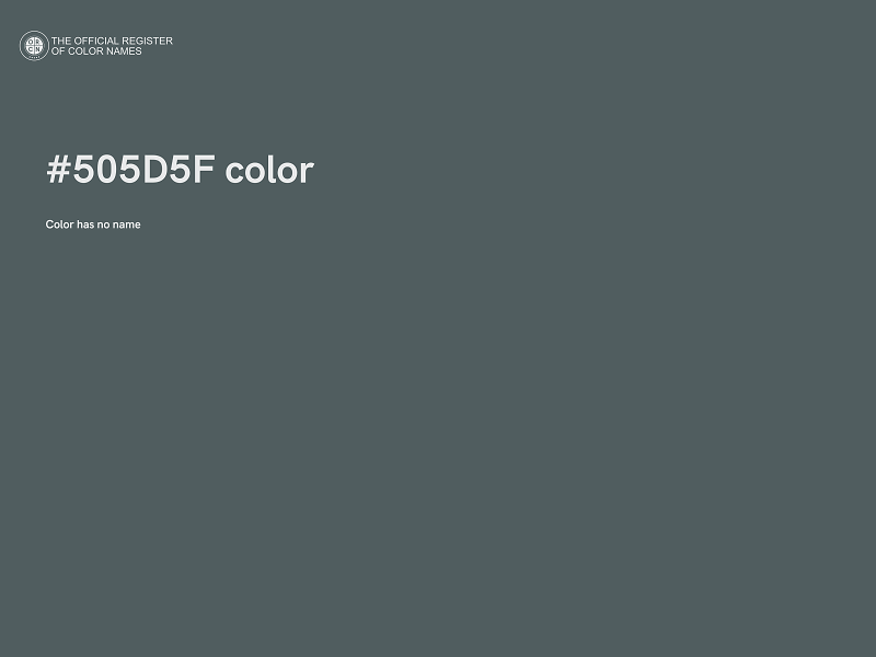 #505D5F color image