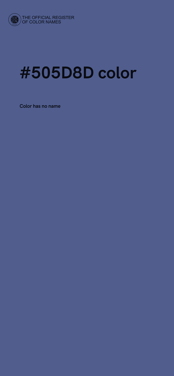 #505D8D color image