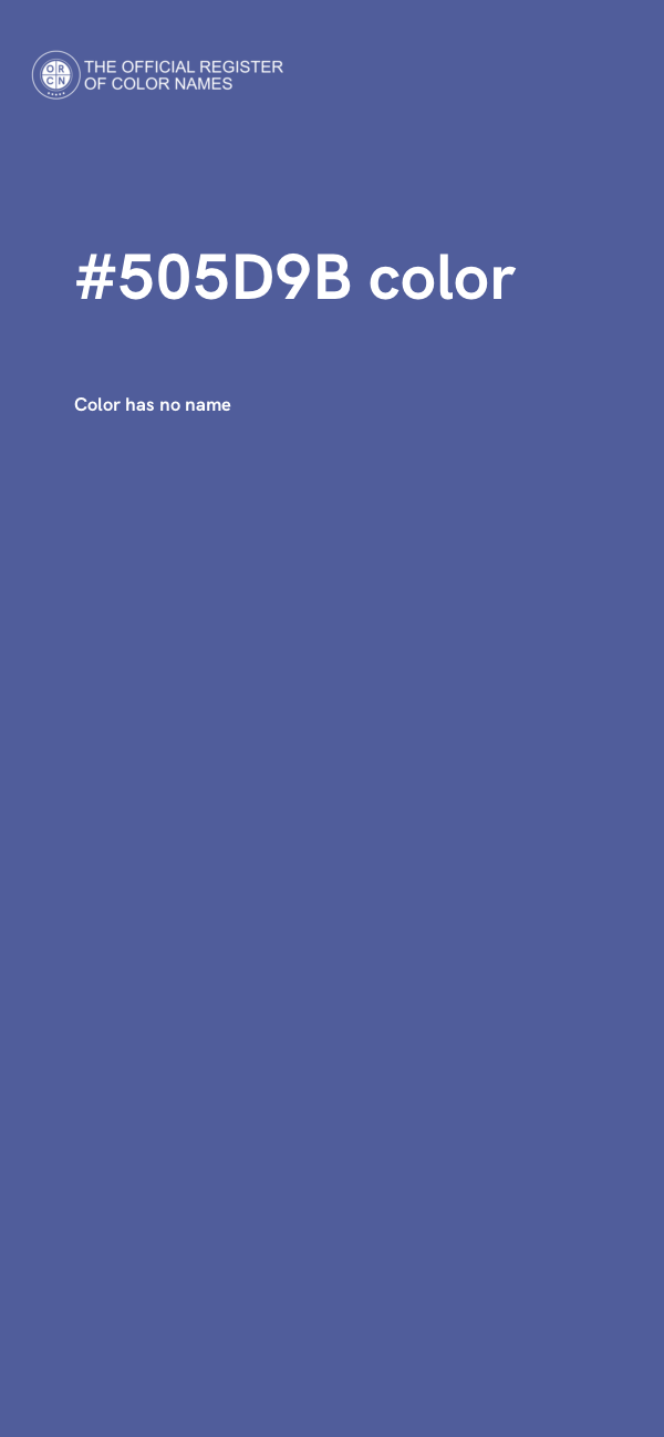 #505D9B color image