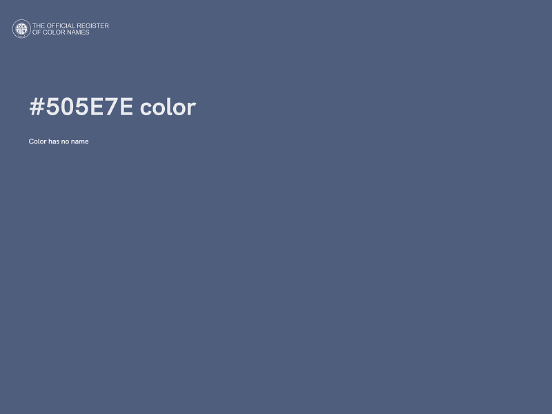 #505E7E color image
