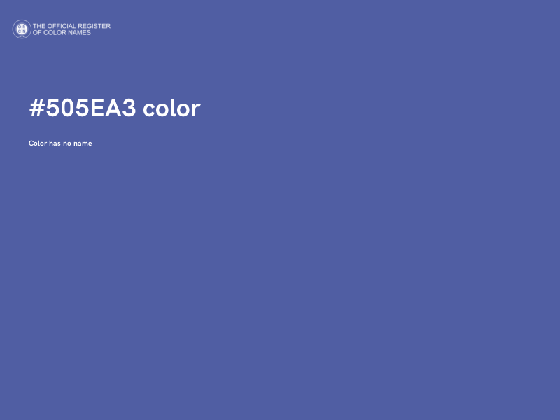 #505EA3 color image