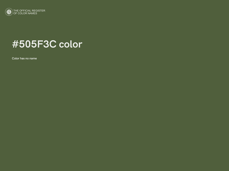 #505F3C color image
