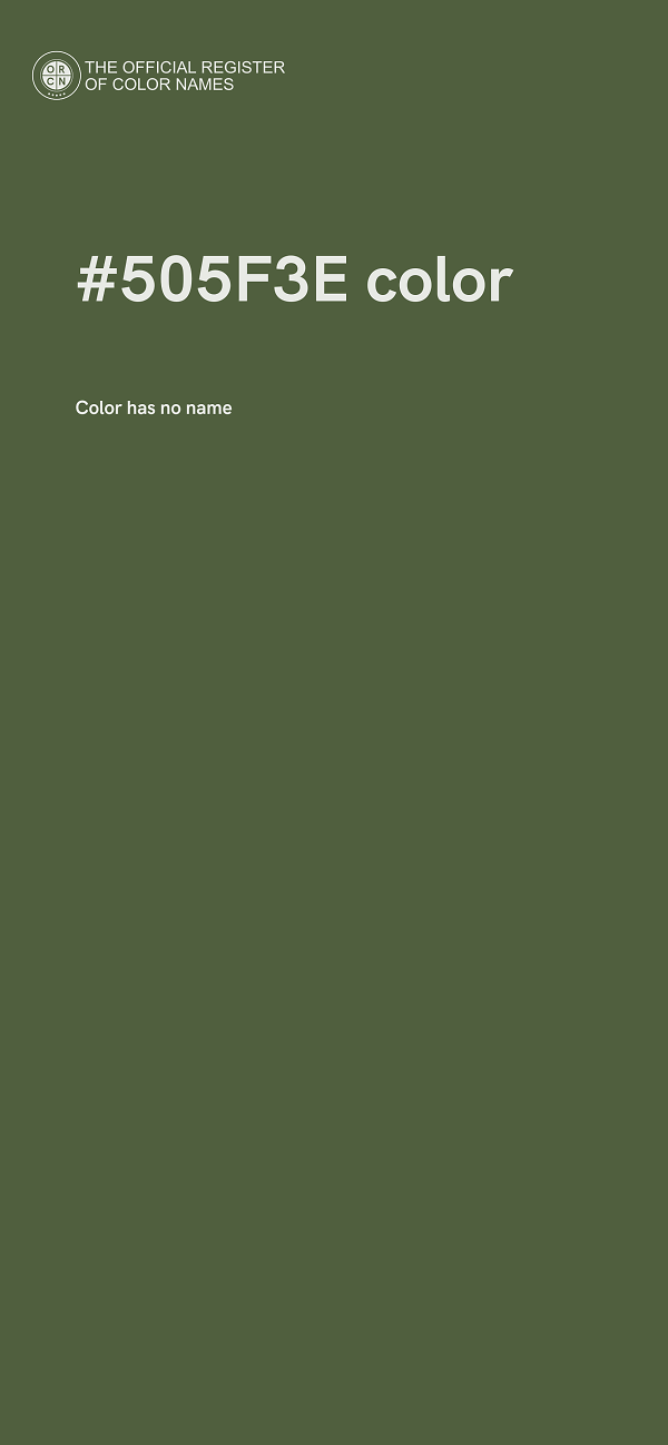 #505F3E color image