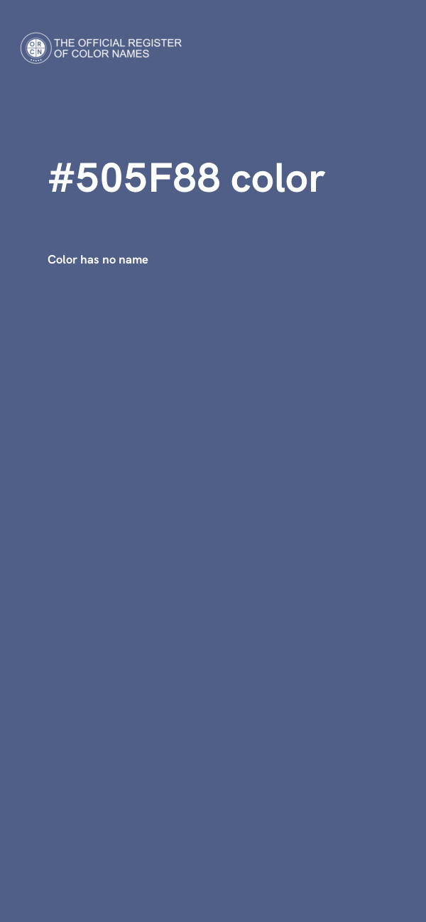 #505F88 color image