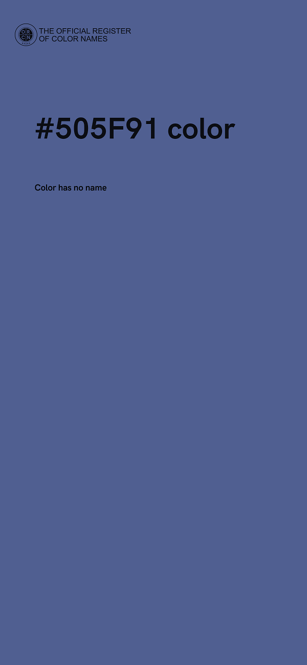 #505F91 color image
