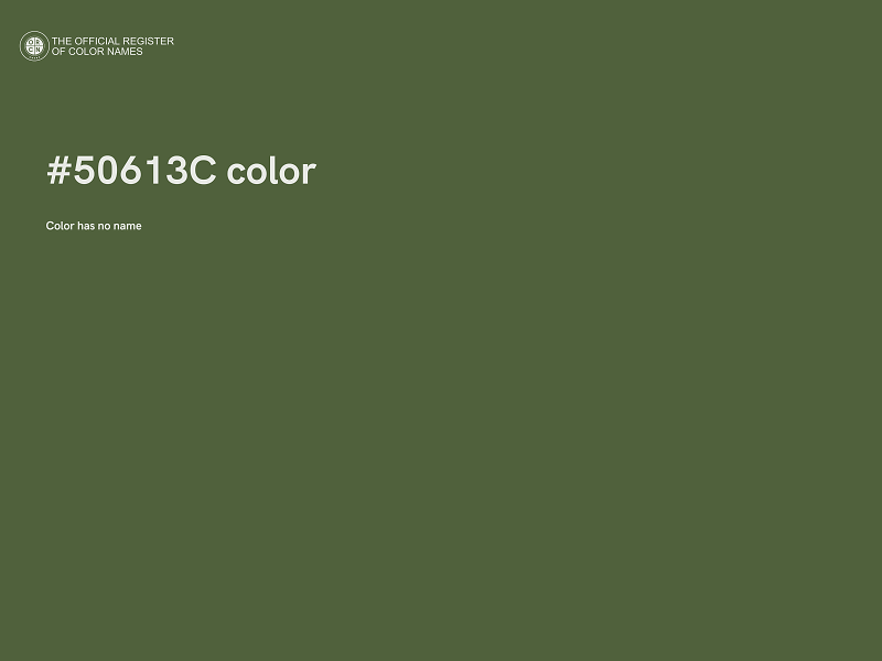 #50613C color image