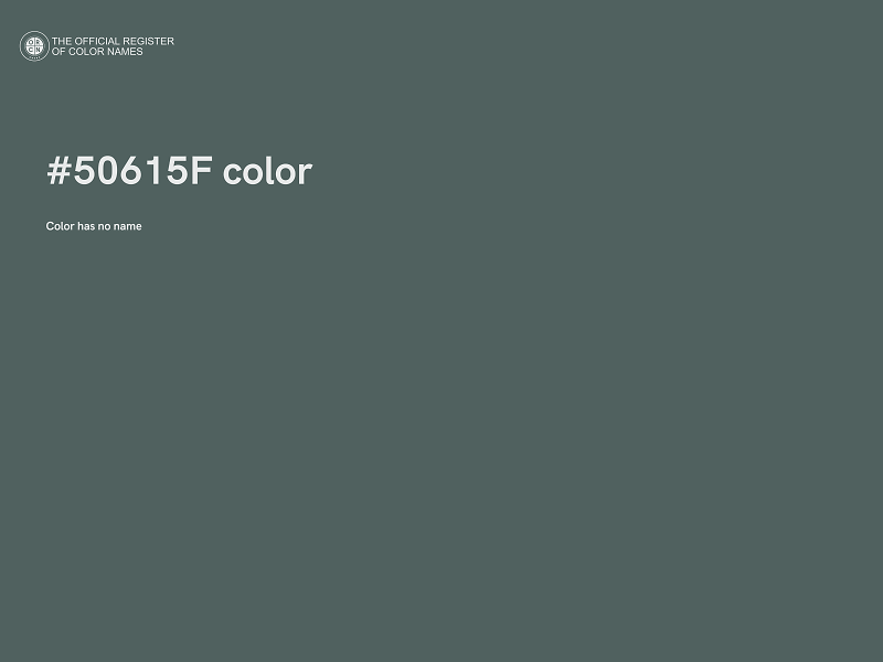 #50615F color image