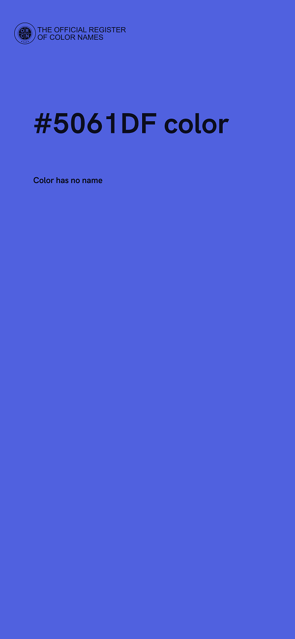 #5061DF color image